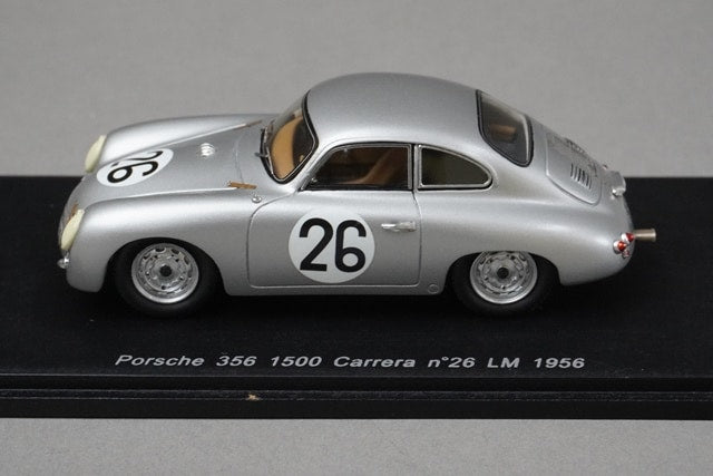 1:43 Spark S1351 Porsche 356 1500 Carrera Le Mans 1956 #26 model car
