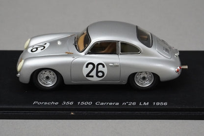 1:43 Spark S1351 Porsche 356 1500 Carrera Le Mans 1956 #26 model car