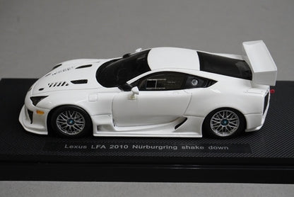 1:43 EBBRO 44437 Lexus LFA Nurburgring 2010 Shakedown Specification model car