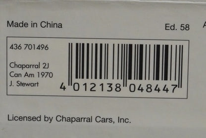 1:43 MINICHAMPS 436701496 Chaparral 2J Can-Am 1970 #66 J. Stewart