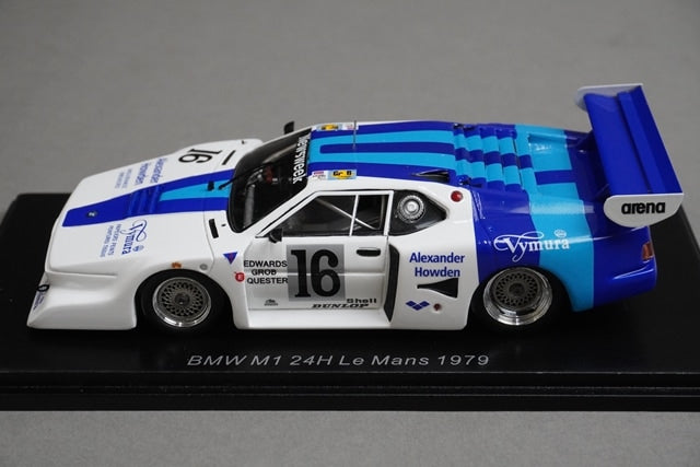 1:43 SPARK S6418 BMW M1 Le Mans 24H 1979 #16 model car