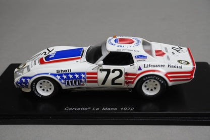 1:43 SPARK S5075 Chevrolet Corvette Le Mans 1972 #72 model car