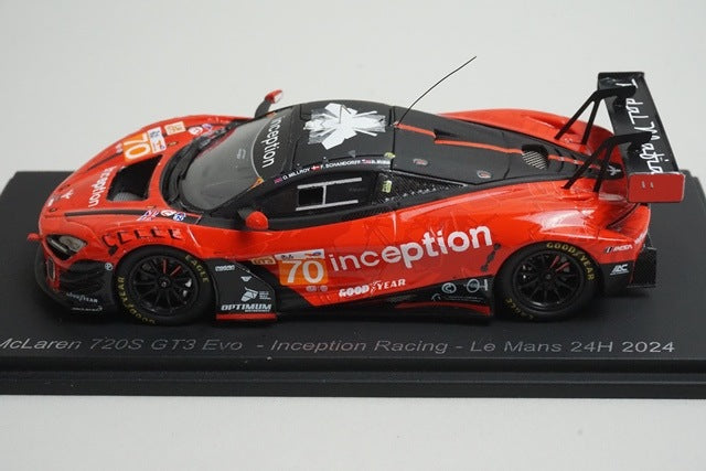 1:43 SPARK S9152 McLaren 720S GT3 Evo Inception Racing Le Mans 24H 2024 #70