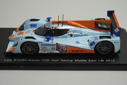 1:43 SPARK S3714 Lola B12/80 Nissan Gulf Racing Middle East Le Mans 2012 #29