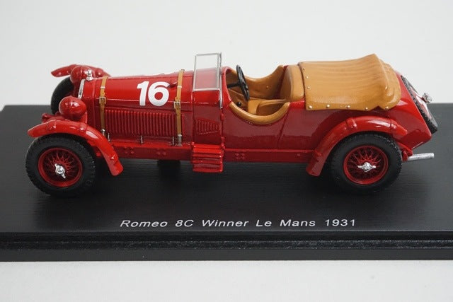 1:43 SPARK 43LM31 Alfa Romeo 8C Le Mans 1931 #16