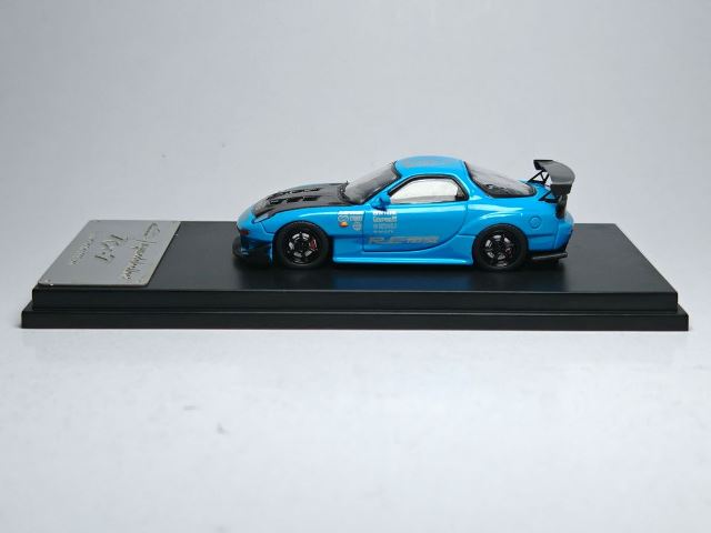 [ Pre-order ] MC640012G MC Model Collect 1:64 Mazda RX-7 (FD3S) Carbon Fiber Hood, Blue