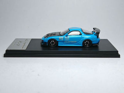 [ Pre-order ] MC640012G MC Model Collect 1:64 Mazda RX-7 (FD3S) Carbon Fiber Hood, Blue