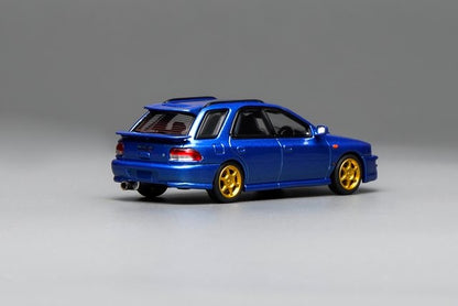 [ Pre-order ] M67101 MOTORHELIX 1:64 Subaru lmpreza Wagon WRX STi Version VI Rally Blue