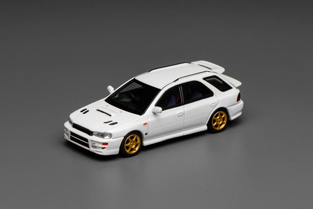 [ Pre-order ] M67102 MOTORHELIX 1:64 Subaru lmpreza Wagon WRX STi Version VI Pure White