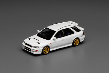 [ Pre-order ] M67102 MOTORHELIX 1:64 Subaru lmpreza Wagon WRX STi Version VI Pure White