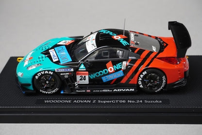 1:43 EBBRO 43828 Nissan Wood One Advan Z Super GT500 Suzuka 2006 #24 model car