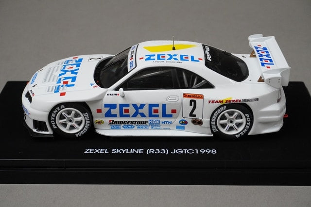 1:43 EBBRO 44193 Nissan ZEXEL Skyline JGTC 1998 #2 model car