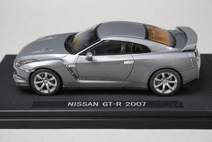 1:43 EBBRO 44038 Nissan GT-R 2007 Dark Metal Grey model car