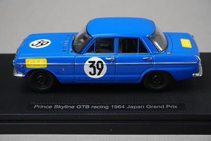 1:43 EBBRO 44239 Nissan Prince Skyline GTB Racing Japan GP 1964 #39 model car