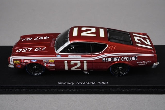 1:43 SPARK S3602 Ford Mercury Riverside 1969 #121 D.Gurney