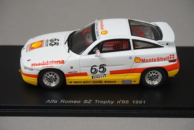 1:43 SPARK S0616 Alfa Romeo SZ Trophy 1991 #65 model car
