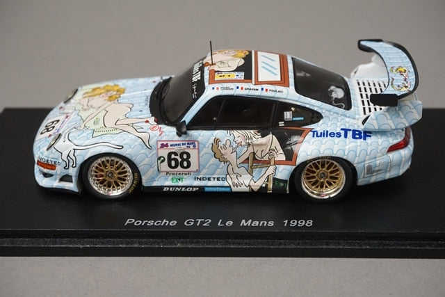 1:43 SPARK S4448 Porsche GT2 Le Mans 1998 #68 model car