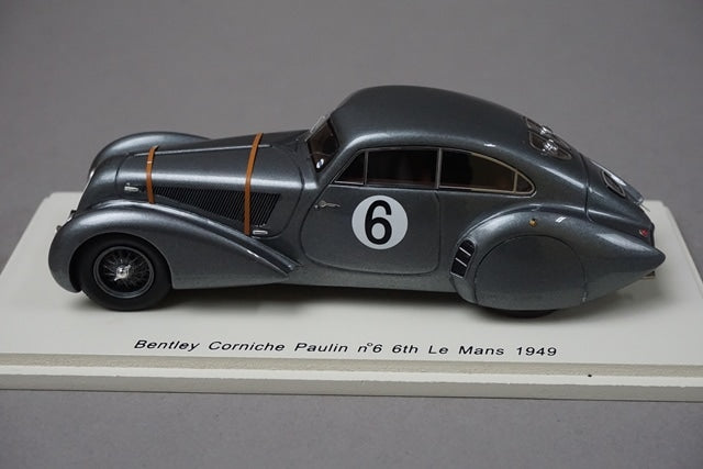1:43 SPARK S3816 Bentley Corniche Paulan Le Mans 6th 1949 #6 model car