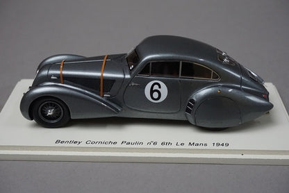 1:43 SPARK S3816 Bentley Corniche Paulan Le Mans 6th 1949 #6 model car