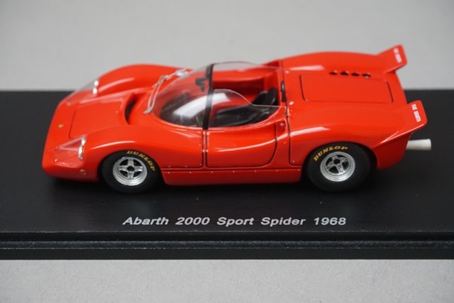 1:43 SPARK S1329 Abarth 2000 Sport Spider 1968 model car