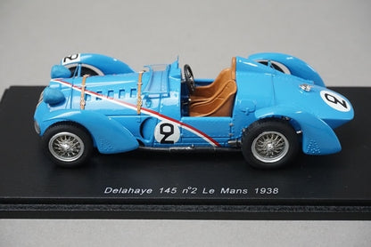 1:43 SPARK S2726 Delahaye 145 Le Mans 1938 #2 model car