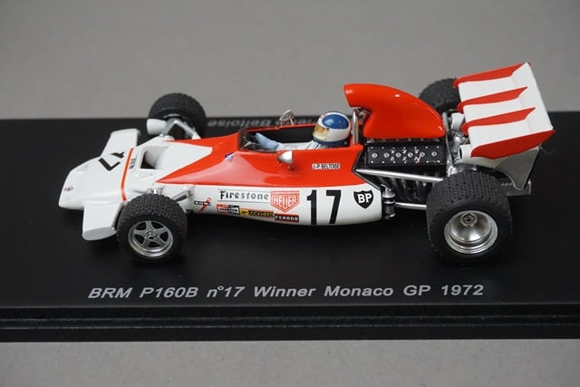 1:43 SPARK S1740 BRM P160B Monaco GP 1972 #17 model car