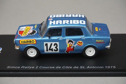 1:43 SPARK SF204 Simca Rally II Hill Climb San Antonino 1975 #143 model car