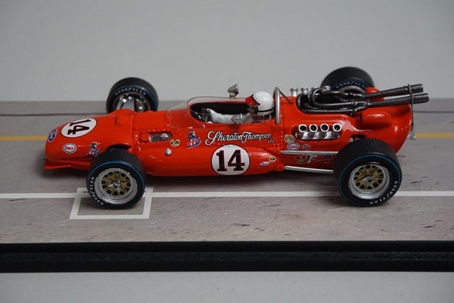 1:43 Spark 43IN67 Coyote Indy 500 Winner 1967 #14 A.J. Foyt model car