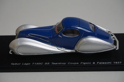 1:43 Spark S2705 Talbot-Lago T150C SS Teardrop Coupe Figoni & Faraci 1937