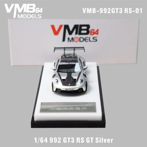 [ Pre-order ] VMB 1:64 Porsche 911 (992) RS GT Silver