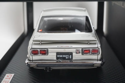 1:18 ignition model IG3613 Nissan Skyline 2000 GT-R (KPGC10) Silver model car