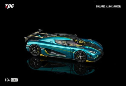 [ Pre-order ] TPC 1:64 Koenigsegg Agera RS Peacock Blue