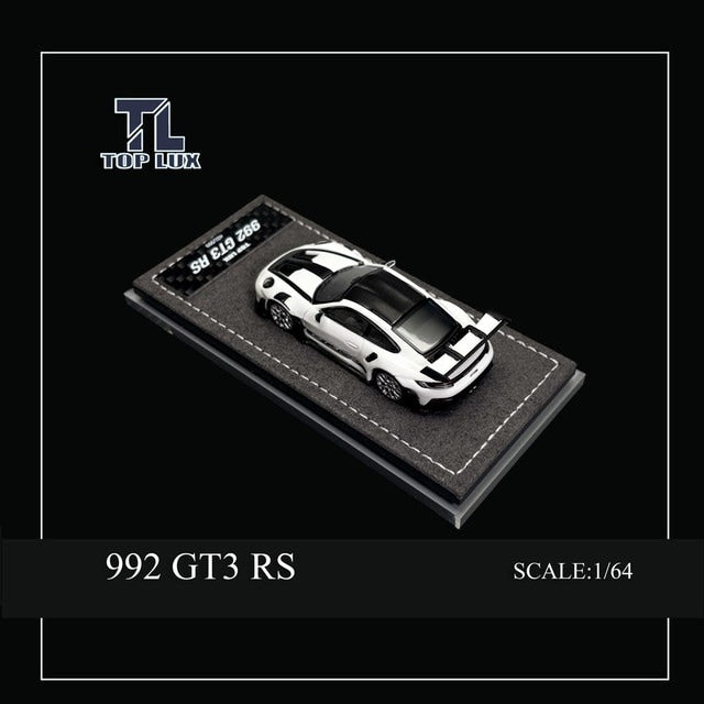 [ Pre-order ] TOP LUX 1:64 Porsche 992GT3RS White