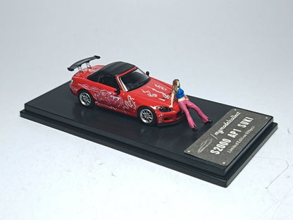 [ Pre-order ] MC640022A MC Model Collect 1:64 Honda S2000 AP1 Red with Figure