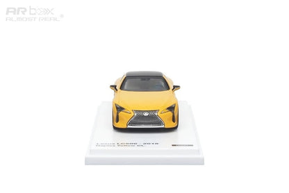 670304001 AR Box Almost Real Model 1:64 Lexus LC500 2018 Yellow model car