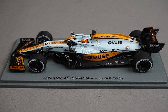 1:43 Spark S7678 McLaren MCL35M Monaco GP 2021 #3 D. Ricciardo VUSE Spec model car