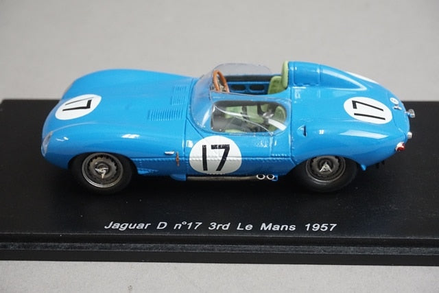 1:43 Spark S2119 Jaguar D Le Mans 3rd 1957 #17 J. Lucas model car