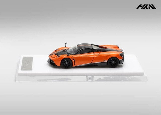 [ Pre-order ] HKM Premium - Elite Series 1:64 Pagani Huayra Coupe 2014 with Removable Engine Hood and Openable Gullwing Doors, Orange