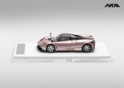 [ Pre-order ] HKM Premium - Elite Series 1:64 Pagani Huayra Coupe 2014 with Removable Engine Hood and Openable Gullwing Doors, Rose Gold