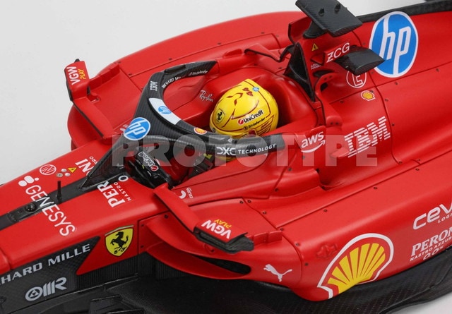 [ Pre-order ] BBR2318T44 BBR 1:18 Ferrari SF-23 Fiorano test 2025 - L. Hamilton #44