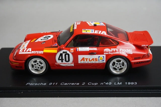 1:43 SPARK S2070 Porsche 911 Carrera 2 Cup Le Mans 1993 #40 model car