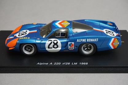 1:43 SPARK S1542 Alpine A220 Le Mans 1968 #28 model car