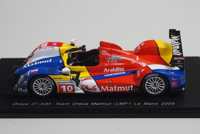 1:43 Spark S4550 Oreca 01-AIM Team Oreca Matt Mutt LMP1 Le Mans 2009 #10 model car