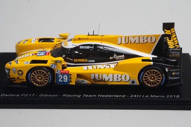 1:43 Spark S7015 Dallara P217 Gibson Racing Team Netherlands Le Mans 24H 2018 #29 model car