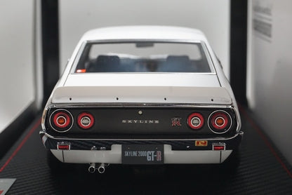 1:18 ignition model IG3453 Nissan Skyline 2000 GT-R (KPGC110) White