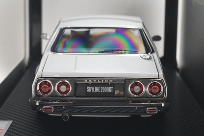 1:18 ignition model IG3465 Nissan Skyline 2000 GT-ES (C210) Silver