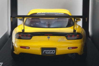 1:18 ignition model IG2043 Mazda RX-7 (FD3S) Feed Yellow