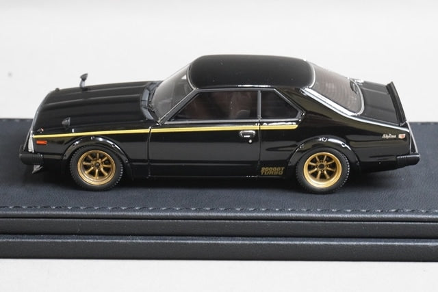 1:43 ignition model IG0122 Nissan Skyline 2000 Turbo GT-ES C211 Black model car