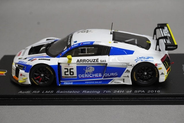 1:43 SPARK SB127 Audi R8 LMS Sainteloc Racing SPA 24H 7th 2016 #26 model car