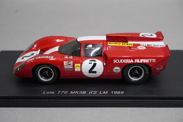 1:43 SPARK S1434 Lola T70 MK3B Le Mans 1969 #2 model car